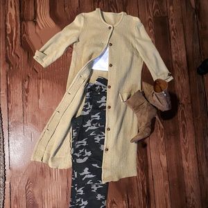 Vintage sweater coat